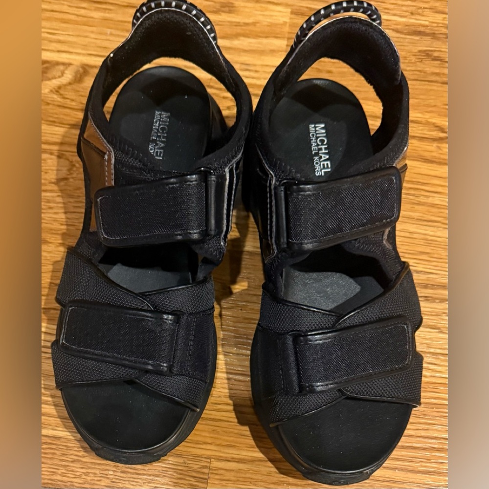 MICHAEL MICHAEL KORS Harvey Canvas Sport Sandals Size 7.5 - Picture 10 of 13